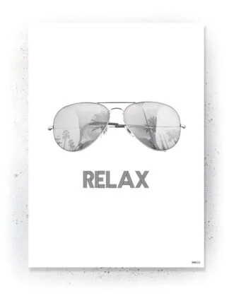 Citater - Plakat / lærredsprint - Flotte artworks i sort/hvid