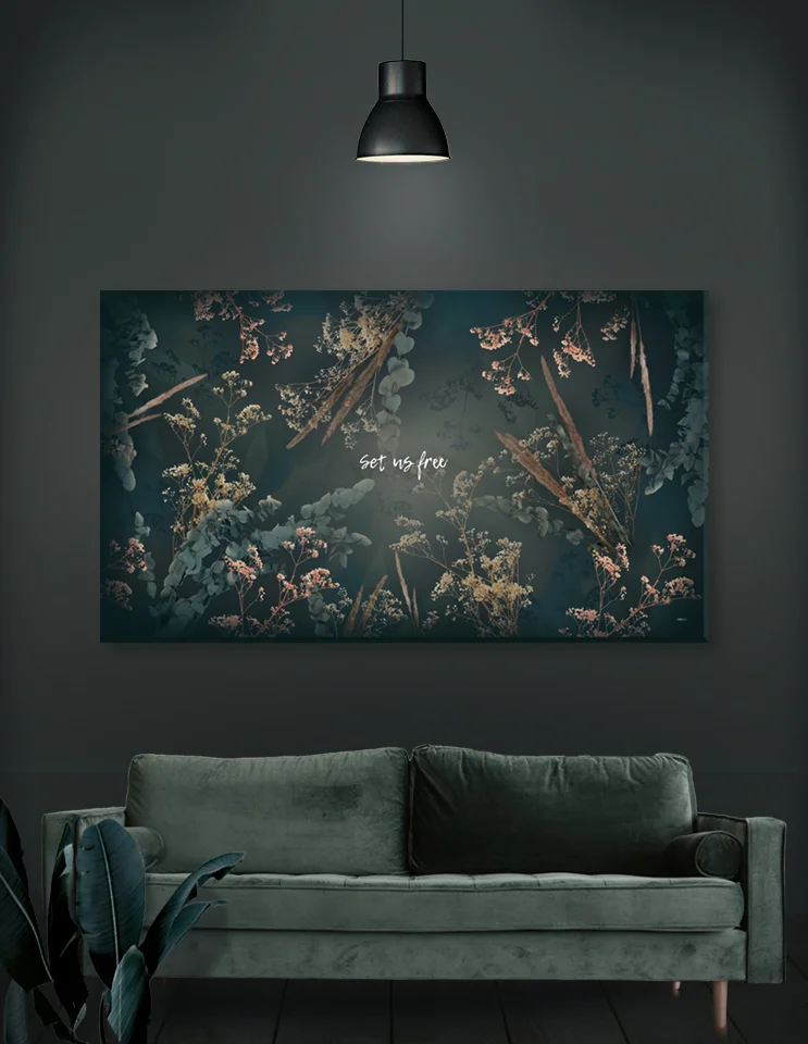 Plakat / lærredsprint - Nedtonede naturlige farver