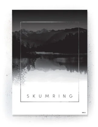 Plakat / lærredsprint - Flotte artworks i sort/hvid