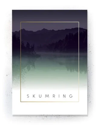 Plakat / Lærredsprint med grønne farver