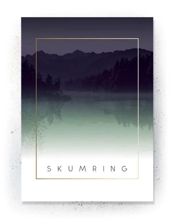 Plakat / Lærredsprint med grønne farver