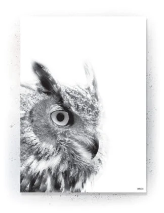 Animals - Plakat / lærredsprint - Flotte artworks i sort/hvid