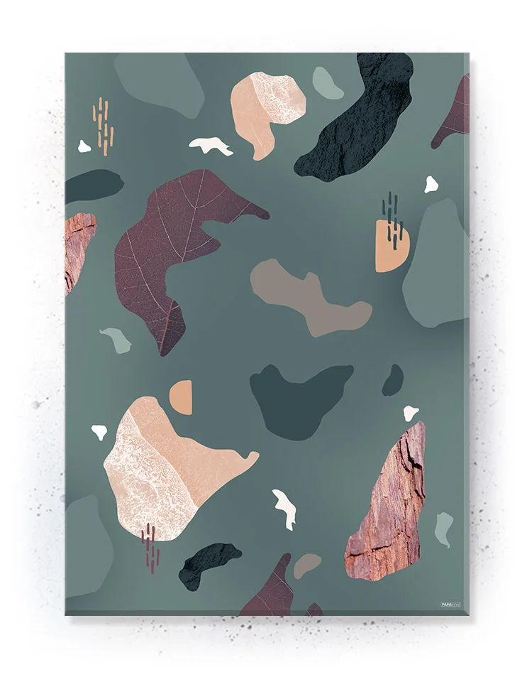 Plakat / lærredsprint - Smukke pasteller og naturlige farver