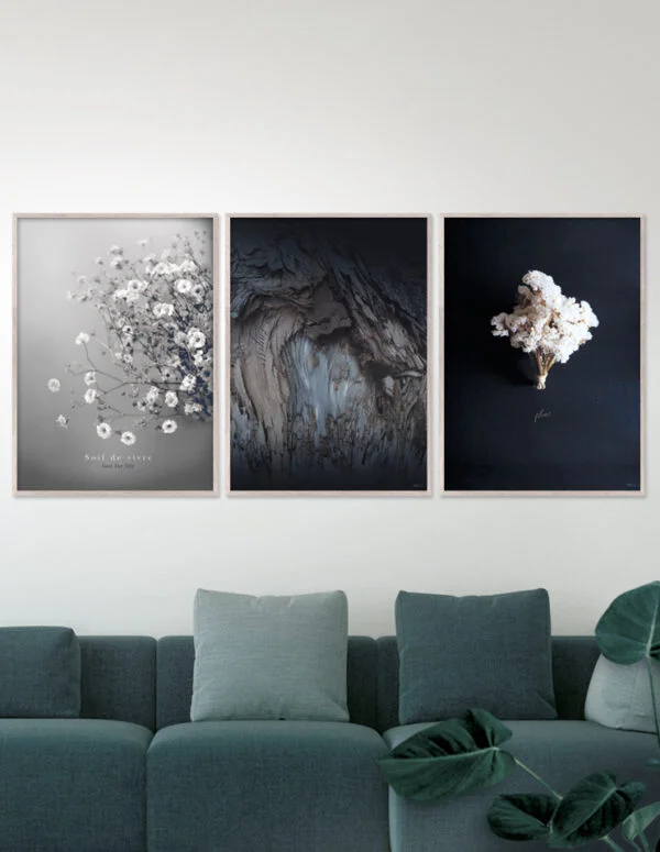 Plakatsæt / Lærredsprint nordisk design Indretning