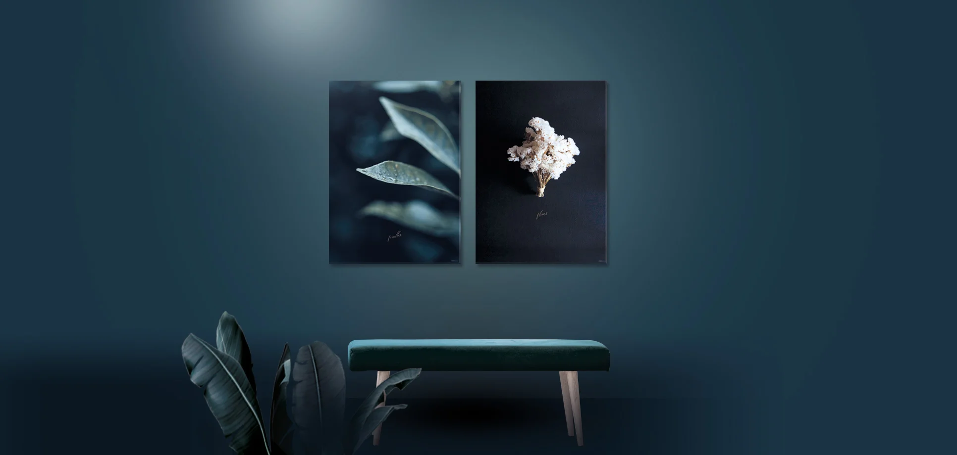 Plakatsæt / Lærredsprint nordisk design Indretning