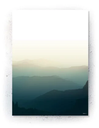 Plakat / lærredsprint med solopgang / natur