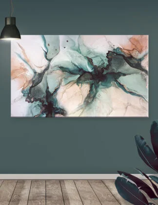 Plakat / lærredsprint - Smukke pasteller og naturlige farver