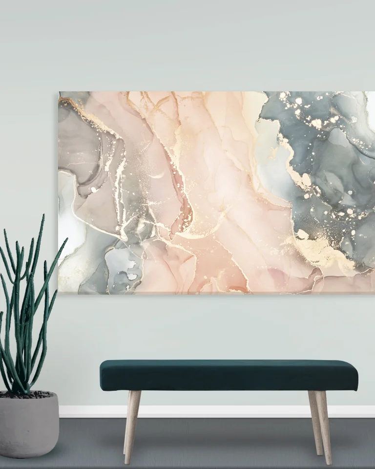 Plakat / lærredsprint - Smukke pasteller og naturlige farver