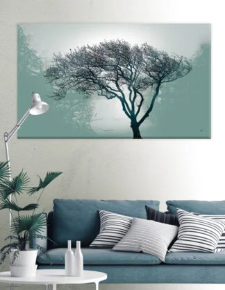 Plakat / lærredsprint - Flotte artworks i nydelige nedtonede pastel farver