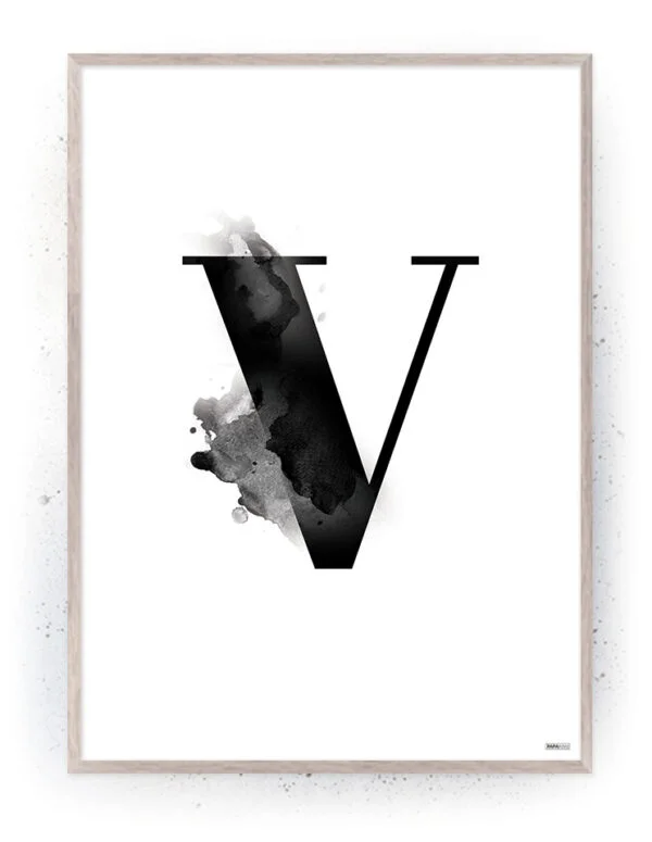 Plakat / lærredsprint - Flotte artworks i sort/hvid