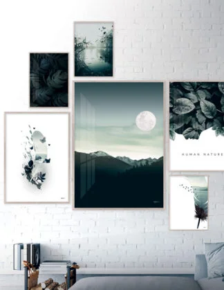Plakatsæt / lærredsprint med natur motiver