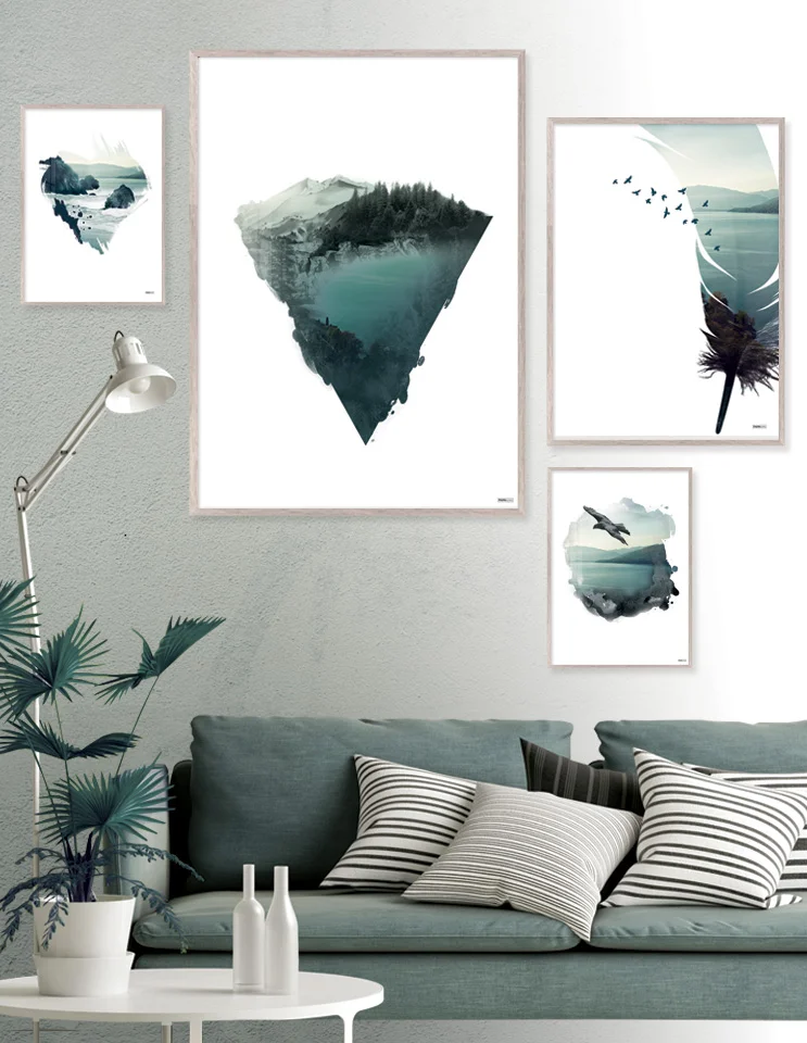 Plakatsæt med naturmotiver