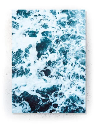 Plakat / Lærredsprint med bølger