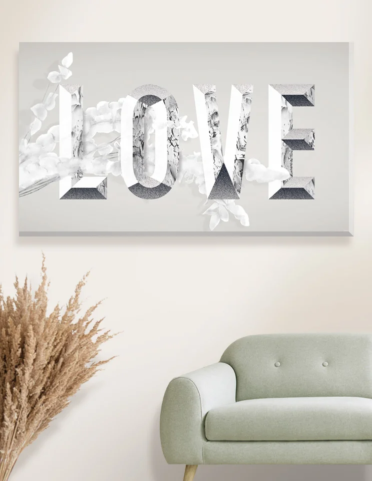 Plakat / lærredsprint - Nedtonede naturlige farver