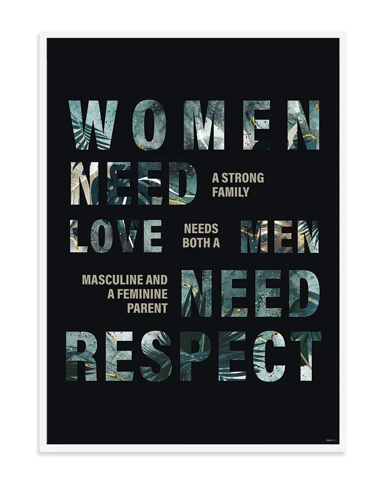 Plakat / lærredsprint - Flotte artworks i Sand/Grøn