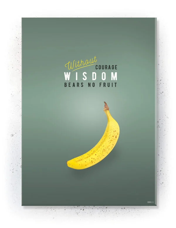 Plakat / lærredsprint med køkken citat