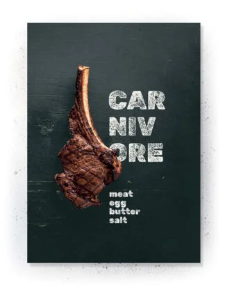 Køkken plakat - Carnivore - Plakat / lærredsprint