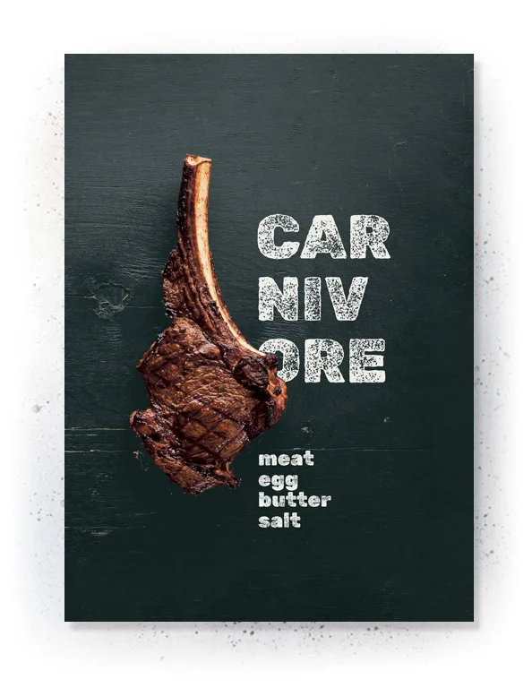 Køkken plakat - Carnivore - Plakat / lærredsprint