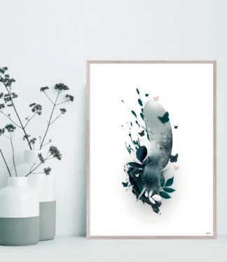 Plakat / lærredsprint - Flotte naturlige farver og motiver fra naturen