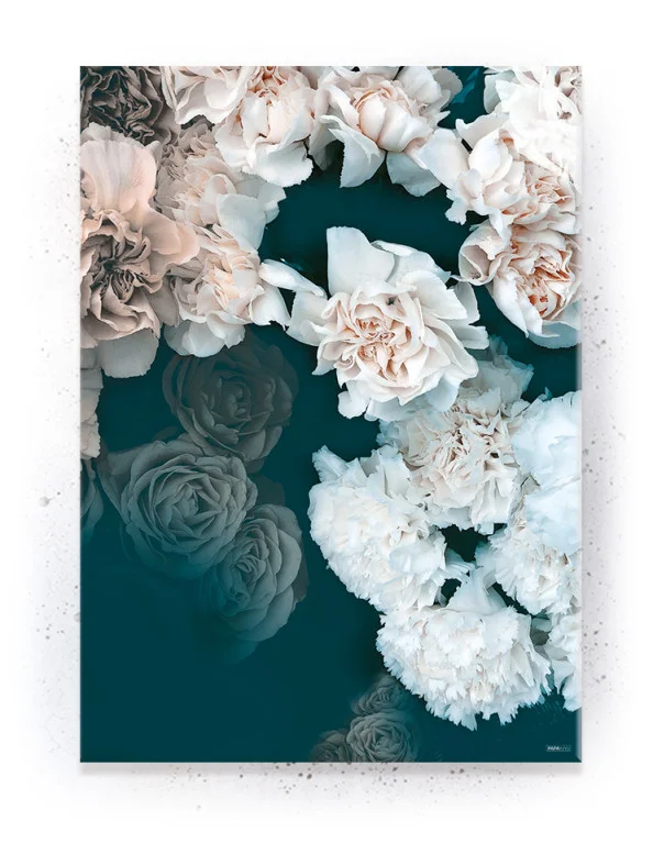 Plakat / lærredsprint - Flotte artworks i nydelige nedtonede pastel farver