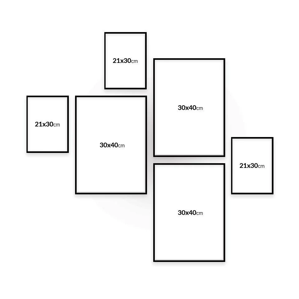 Plakat og lærredsbilleder størrelser