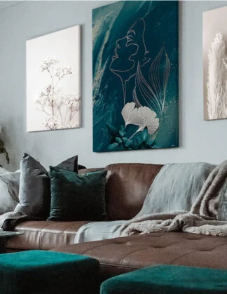 Bright lærredsprint sæt