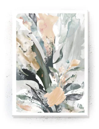 Collage plakat og lærredsprint