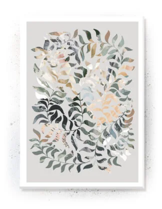 Flowers plakat og lærredsprint