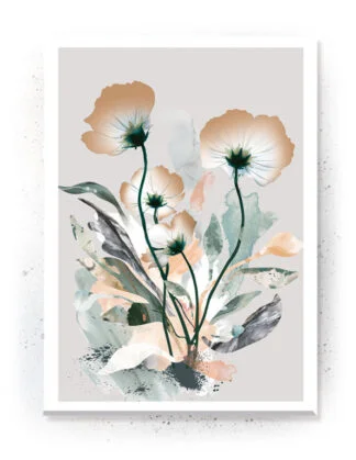 Flowers II plakat og lærredsprint
