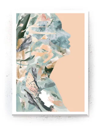 Human plakat og lærredsprint