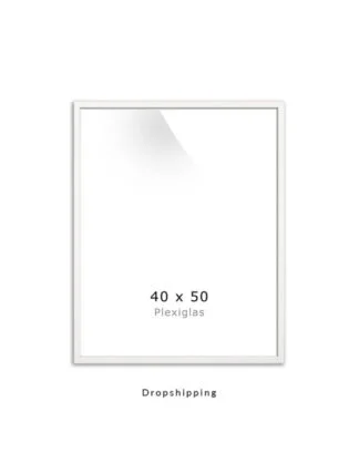 Hvid ramme 40x50cm