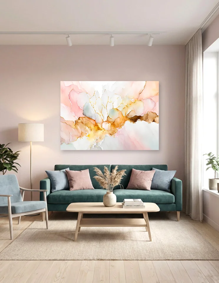 Plakat / canvas: Vivid light stort lærredsbillede