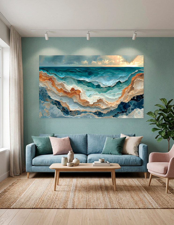 Ocean flooer Tones of Nature