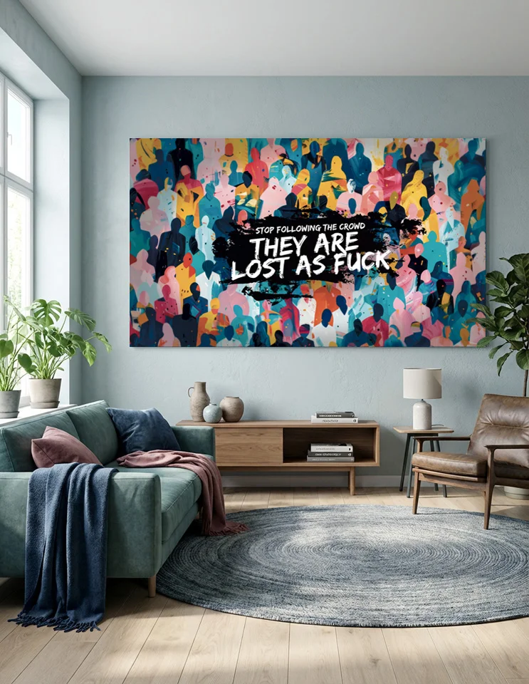 Stop following the crowd