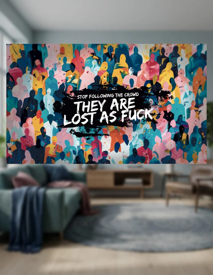 Stop following the crowd